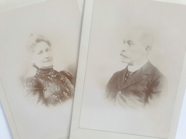 M et Mme Fritz Zuber (C0) sans doute vers 1890